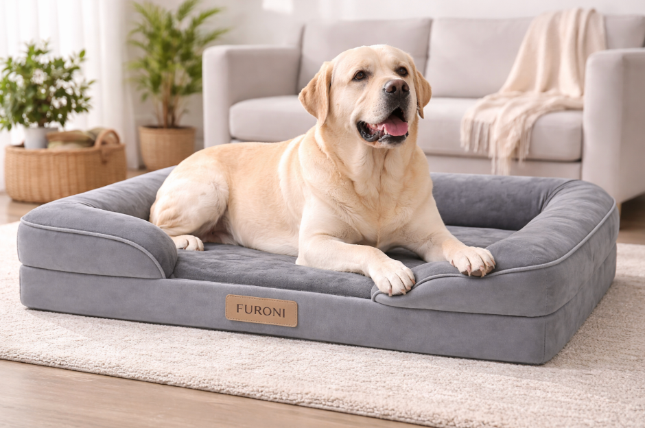 FURONI™ Bamboo Orthopedic Dog Bed
